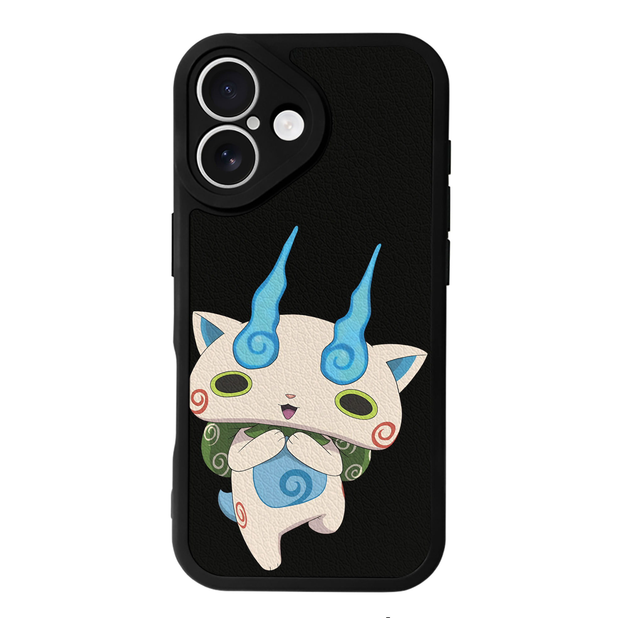 （画像用） 妖怪ウォッチ Yo-kai Watch 【iPhone 16シリーズ対応】シリコンスマホケース（レザー調） 材質：シリコン